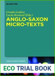 Anglo-Saxon Micro-Texts (Buchreihe der Anglia Anglia Book Book 67)