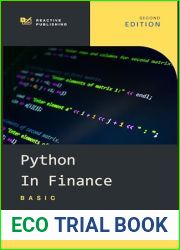 Python in Finance: An Introductory Guide to the use of Python in Quantitative Finance
