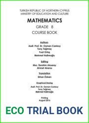 Mathematics. Grade 8. Course Book