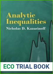 Analytic Inequalities (Dover Books on Mathematics)