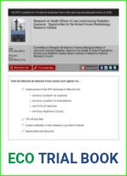 Research on Health Effects of Low-Level Ionizing Radiation Exposure:: Opportunities for the Armed Forces Radiobiology Research Institute