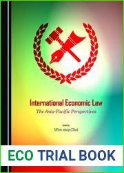 International Economic Law: The Asia-pacific Perspectives