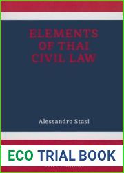 Elements of Thai Civil Law