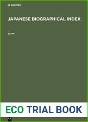 Japanese Biographical Index Japanischer Biographischer Index