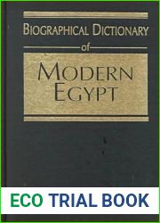 Biographical Dictionary of Modern Egypt