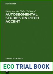 Autosegmental Studies on Pitch Accent