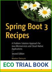 Spring Boot 3 Recipes, 2nd Ed