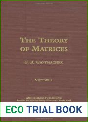 The Theory of Matrices, Volume 1: v. 1 (AMS Chelsea Publishing) by F. R. Gantmacher (1998-01-30)