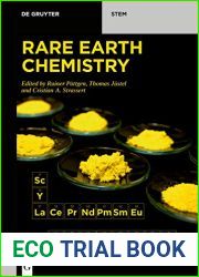 Rare Earth Chemistry (De Gruyter STEM)