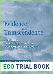 Evidence and Transcendence: Religious Epistemology and the God-World Relationship