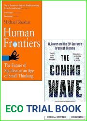 Human Frontiers By Michael Bhaskar, The Coming Wave By Mustafa Suleyman 2 Books Collection Set
