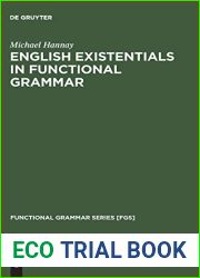 English existentials in functional grammar (Functional Grammar Series [FGS], 3)