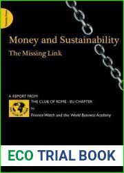 Money and Sustainability: The Missing Link