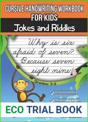 Cursive Handwriting Workbook for Kids: Jokes and Riddles