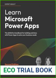 Learn Microsoft Power Apps 2nd Edition