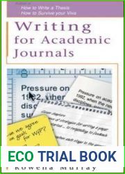 Writing for Academic Journals