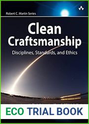 Clean Craftsmanship: Disciplines, Standards, and Ethics