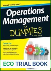 Operations Management For Dummies