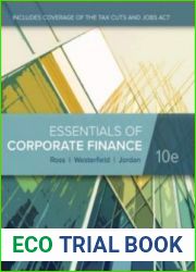 Essentials of Corporate Finance, 10e