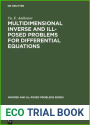 Multidimensional Inverse and Ill-Posed Problems for Differential Equations