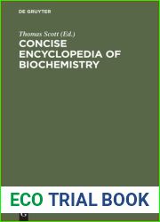 Concise encyclopedia of biochemistry