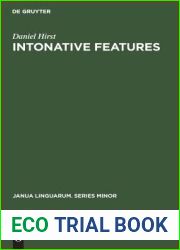 Intonative Features: A Syntactic Approach to English Intonation (Janua Linguarum. Series Minor, 139)