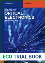 Optical Electronics: An Introduction (De Gruyter Textbook)