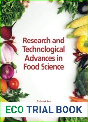 Research and Technological Advances in Food Science