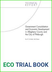 Government Consolidation and Economic Development in Allegheny County and the City of Pittsburgh