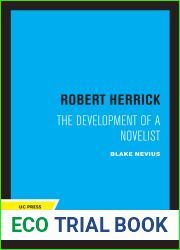 Robert Herrick: The Development of a Novelist