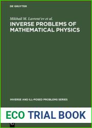 Inverse Problems of Mathematical Physics