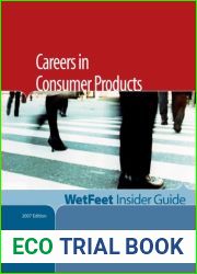 Careers in Consumer Products (WetFeet Insider Guide)
