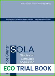Investigations in Instructed Second Language Acquisition (Studies on Language Acquisition [SOLA], 25)