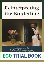 Reinterpreting the Borderline: Heidegger and the Psychoanalytic Understanding of Borderline Personality Disorder (New Imago)