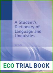 A Student|s Dictionary of Language and Linguistics