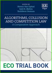 Algorithms, Collusion and Competition Law: A Comparative Approach