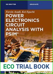 Power Electronics Circuit Analysis with PSIM(R) (De Gruyter Textbook)