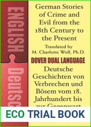 German Stories of Crime and Evil from the 18th Century to the Present