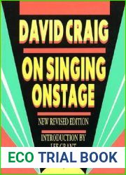 On Singing Onstage (Applause Acting Series)