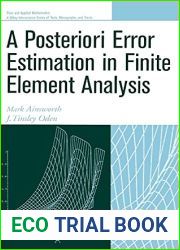 A Posteriori Error Estimation