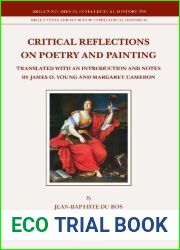 Critical Reflections on Poetry and Painting. Vol. 1-2