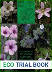 A monograph of the genus Geranium L. (Geraniaceae)