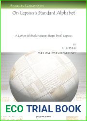 On Lepsius|s Standard Alphabet: A Letter of Explanations from Prof. Lepsius (Analecta Gorgiana)
