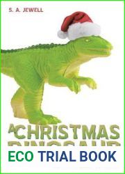 A Christmas Dinosaur with Yellow Eyes