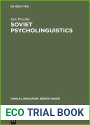 Soviet Psycholinguistics.
