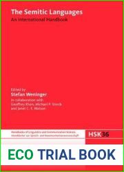 The Semitic Languages: An International Handbook (Handbucher zur Sprach- und Kommunikationswissenschaft Handbooks of Linguistics and Communication Science [HSK], 36)
