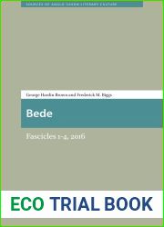 Bede: Part 2 (Sources of Old English and Anglo-Latin Literary Culture)