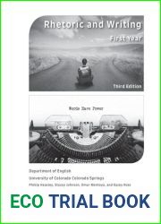 Rhetoric and Writing - First Year