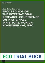 Proceedings of the International Research Conference on Proteinase Inhibitors, Munich, November 4-6, 1970