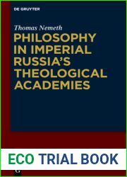 Philosophy in Imperial Russia|s Theological Academies